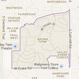 Maple Hill Fort Collins Map