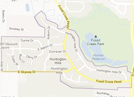 Huntington Hills Neighborhood Boundaries